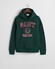 Gant Champs Graphic Sweat Hoodie Pullover Tartan Green