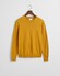 Gant Classic Cotton Crew Neck Pullover Maple Yellow