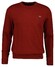 Gant Classic Cotton Ronde Hals Trui Iron Red Melange