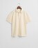 Gant Classic Piqué Sunfaded Short Sleeve Polo Ivory White