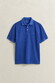 Gant Classic Piqué Sunfaded Short Sleeve Polo Royal Blue