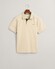 Gant Contrast Piqué Short Sleeve Subtle Stretch Polo Silky Beige