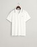 Gant Contrast Tipping Short Sleeve Piqué Poloshirt White