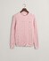 Gant Cotton Cable Crew Neck Pullover Blushing Pink