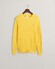 Gant Cotton Cable Crew Neck Pullover Smooth Yellow