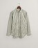 Gant Cotton Linen Multi Stripe Button Down Shirt Pine Green