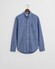 Gant Cotton Linnen Button-Down Overhemd Rich Blue
