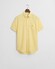 Gant Cotton Linnen Short Sleeve Button-Down Overhemd Banana Yellow