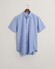 Gant Cotton Linnen Short Sleeve Button Down Shirt Rich Blue