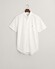 Gant Cotton Poplin Short Sleeve Button Down Shirt White