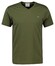 Gant Fine Shield Embroidery Uni V-Neck T-Shirt Mosgroen