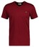 Gant Fine Shield Embroidery Uni V-Neck T-Shirt Plumped Red