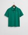Gant Fine Shield Short Sleeve Piqué Uni Polo Diep Groen