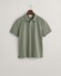 Gant Fine Shield Short Sleeve Piqué Uni Polo Dry Green