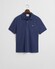 Gant Fine Shield Short Sleeve Piqué Uni Polo Dusty Navy