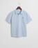 Gant Fine Shield Short Sleeve Piqué Uni Polo Fresh Blue