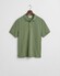 Gant Fine Shield Short Sleeve Piqué Uni Polo Kalamata Green