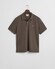 Gant Fine Shield Short Sleeve Piqué Uni Polo Seawood Melange