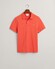 Gant Fine Shield Short Sleeve Piqué Uni Poloshirt Burnt Orange