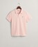 Gant Fine Shield Short Sleeve Piqué Uni Poloshirt Faded Pink