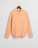 Gant Garment Dyed Solid Color Linnen Button Down Overhemd Peachy Orange