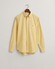 Gant Gingham Check Poplin Button Down Shirt Parchment Yellow