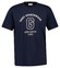 Gant Graphic 1949 New Haven Pattern Crew Neck T-Shirt Avond Blauw