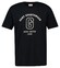 Gant Graphic 1949 New Haven Pattern Crew Neck T-Shirt Zwart