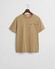 Gant Graphic Crew Neck T-Shirt Oak Beige