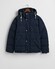 Gant Heavy Down Jacket Detachable Hood Jack Avond Blauw