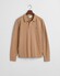 Gant Long Sleeve Piqué Uni Fine Shield Embroidery Poloshirt Warm Khaki