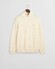 Gant Organic Cotton Textured Half Zip Pullover Cream