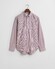 Gant Poplin Banker Stripe Button Down Overhemd Wijnrood