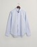 Gant Poplin Uni Slim Button Down Subtle GANT Shield Embroidery Overhemd Licht Blauw