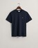Gant Regular Uni Fine Shield Embroidery T-Shirt Avond Blauw