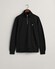 Gant Shield Half-Zip Sweat Pullover Black