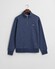 Gant Shield Half-Zip Sweat Trui Dark Jeansblue Melange