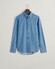 Gant Slim Indigo Chamrbray Overhemd Semi Light Blue
