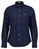 Gant Slim Micro Pattern Button-Down Overhemd Avond Blauw