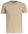 Gant Slim Piqué Crew Neck Uni Graphic Logo Shield Embroidery T-Shirt Zand