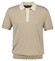 Gant Soft Cotton Modal Blend Contrast Collar Subtle Textured Knit Polo Zand