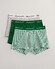 Gant Striped And Solid Trunks 3Pack Underwear Lavish Green