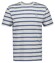 Gant Striped Short Sleeve Crew Neck T-Shirt Eggshell