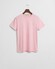 Gant Subtle Contrast Logo Crew Neck T-Shirt California Pink