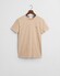 Gant Subtle Contrast Logo Crew Neck T-Shirt Zand