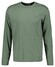 Gant Subtle Logo Embroidery Long Sleeve Round Neck T-Shirt Dry Green