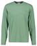 Gant Subtle Logo Embroidery Long Sleeve Round Neck T-Shirt Kalamata Green