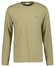 Gant Subtle Logo Embroidery Long Sleeve Round Neck T-Shirt Woody Beige