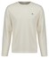 Gant Subtle Textured Long Sleeve Crew Neck T-Shirt Cream