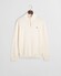 Gant Superfijne Lamswol Half-Zip Trui Cream